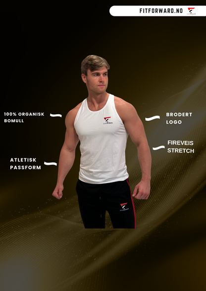 WHITE SIGNATURE TANK TOP